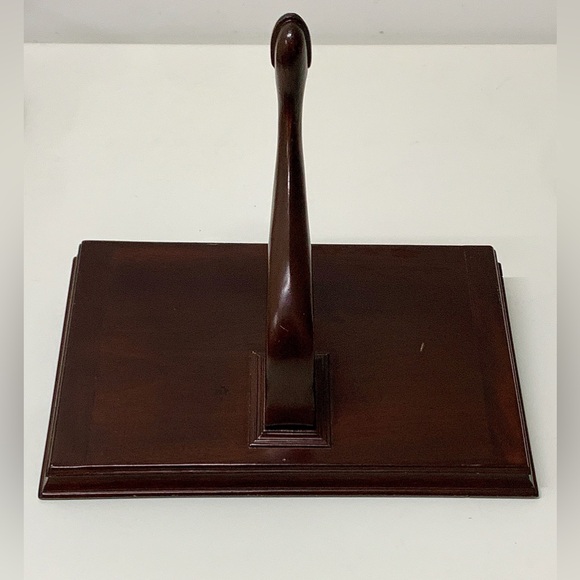 Vtg Virginia Metalcrafters Colonial Williamsburg Mahogany Chippendale Wall Shelf - Picture 11 of 16